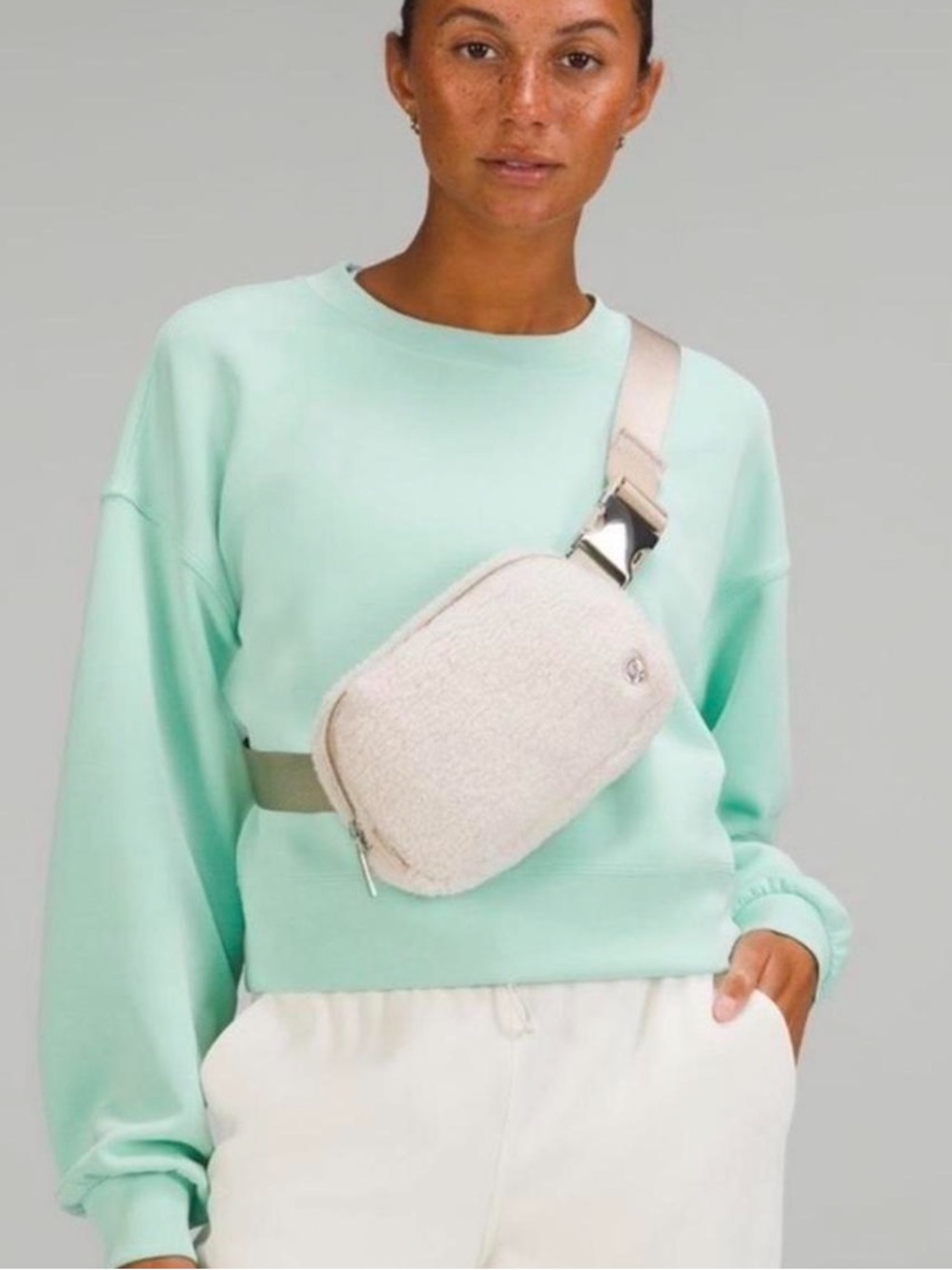 lululemon Sherpa Fanny Pack Bag in Ivory